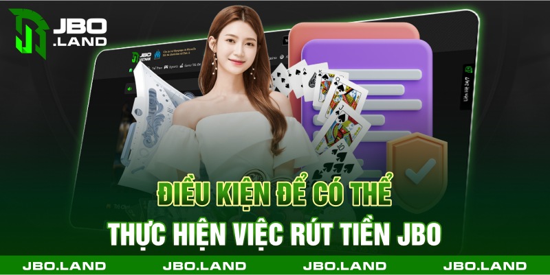 Điều kiện để có thể thực hiện việc rút tiền jbo