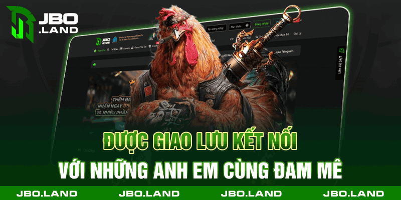 Được giao lưu kết nối với những anh em cùng đam mê