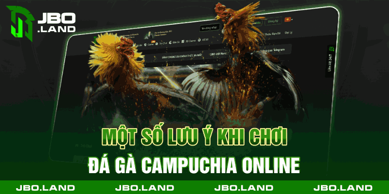 Một số lưu ý khi chơi đá gà Campuchia online