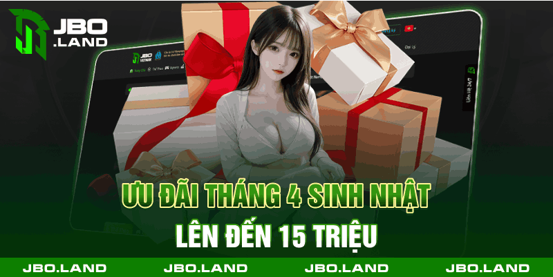 Ưu đãi tháng 4 sinh nhật lên đến 15 triệu